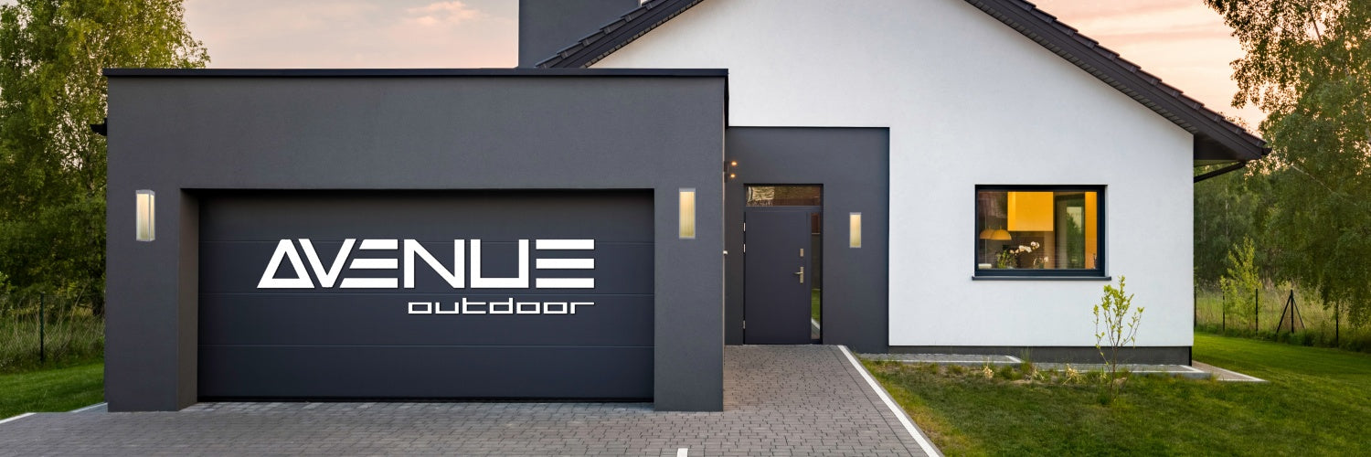 Avenue Outdoor Rectangular LED Murale Profil latéral AV9902-SLV — profil bas, profondeur de paroi de 5 cm (2 pouces), bord du cadre argenté