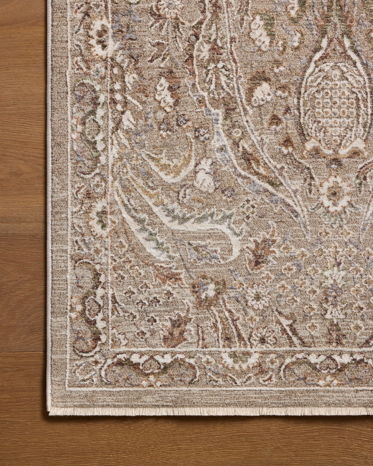 Tapis Loloi Rugs AYLNAYL-01MSHE Aylin AYL-01 Tapis de sol en coloris Champignon/Terre