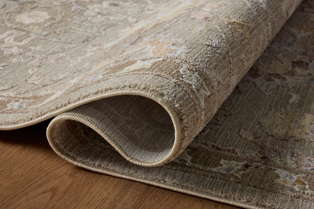 Tapis Loloi Rugs AYLNAYL-02FGPL Aylin AYL-02 Fog / Plum