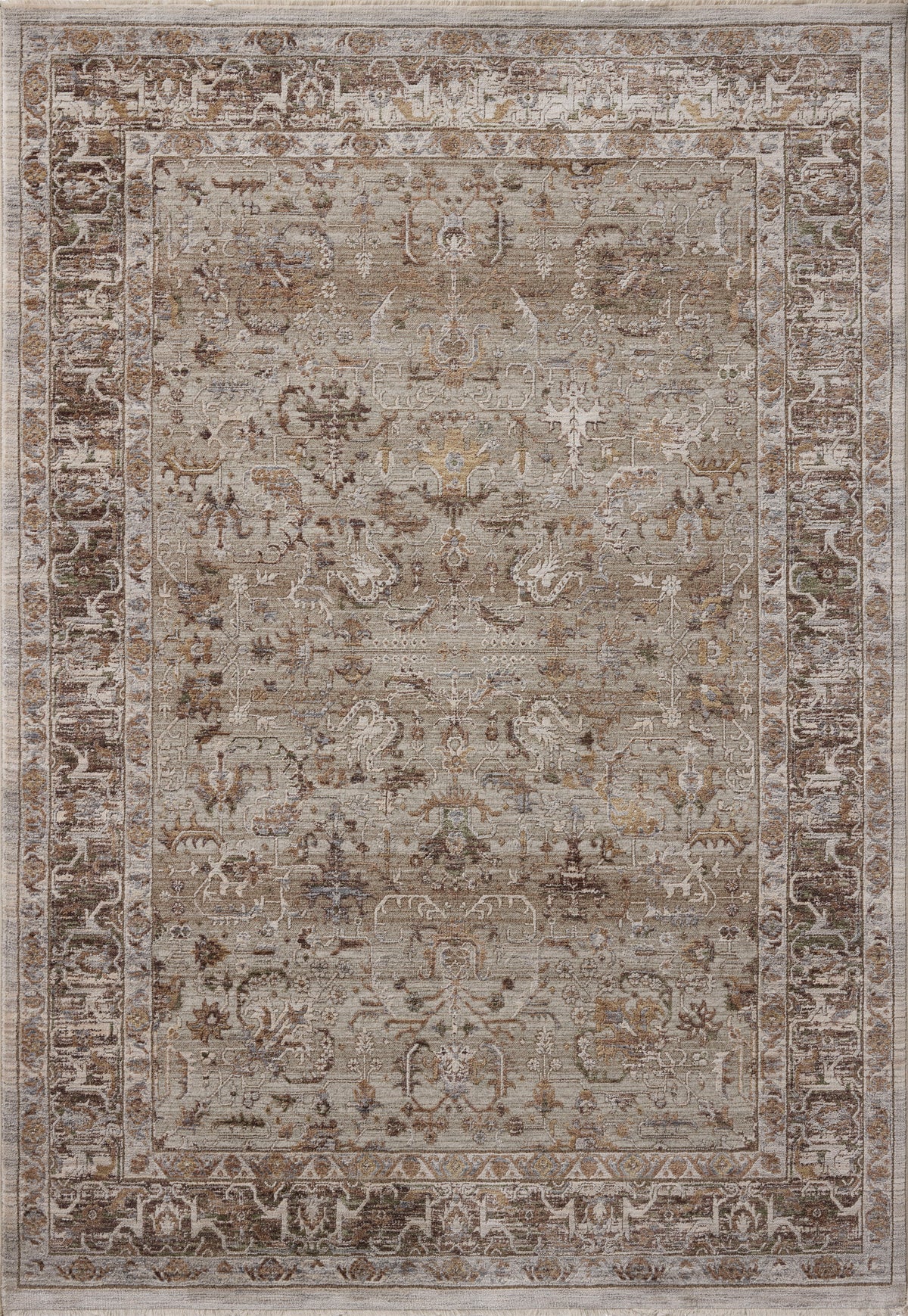 Tapis Loloi Rugs AYLNAYL-05PPML Aylin AYL-05 Tapis d'intérieur galets/multicolores