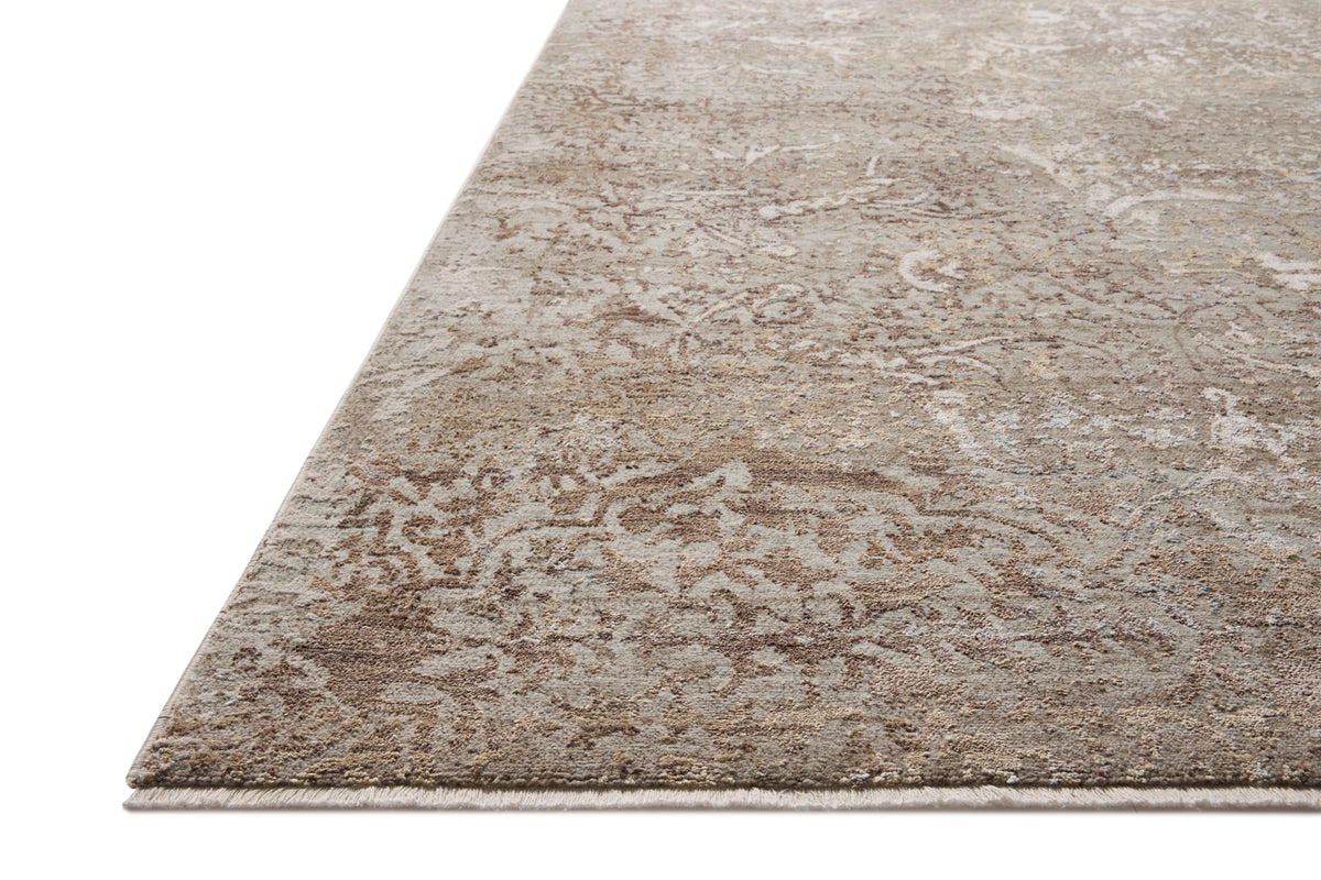 Tapis Loloi Rugs AYLNAYL-06GNBZ Aylin AYL-06 Granite / Bronze