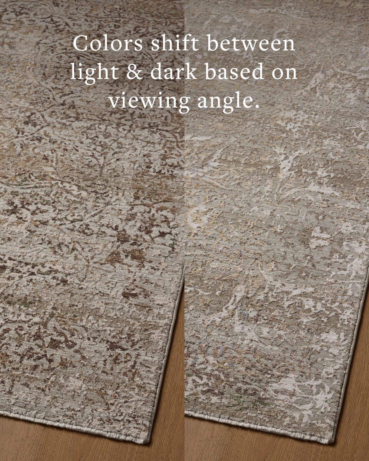 Tapis Loloi Rugs AYLNAYL-06GNBZ Aylin AYL-06 Granite / Bronze