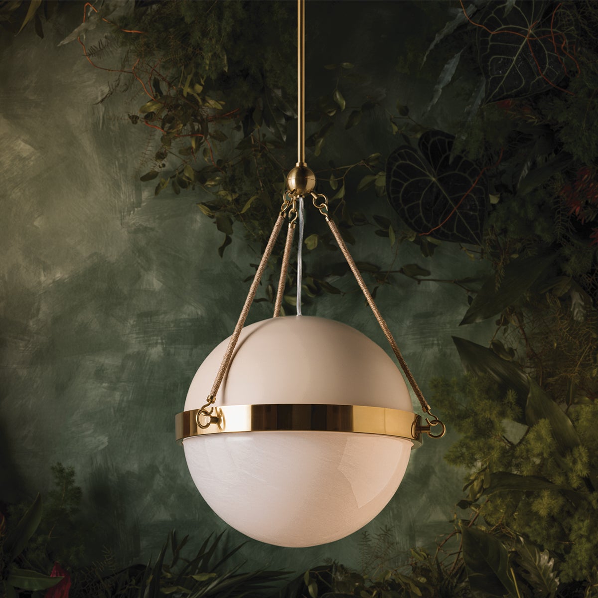 Mitzi H1040701-AGB/SBQ Abbie Suspension en biscuit tendre