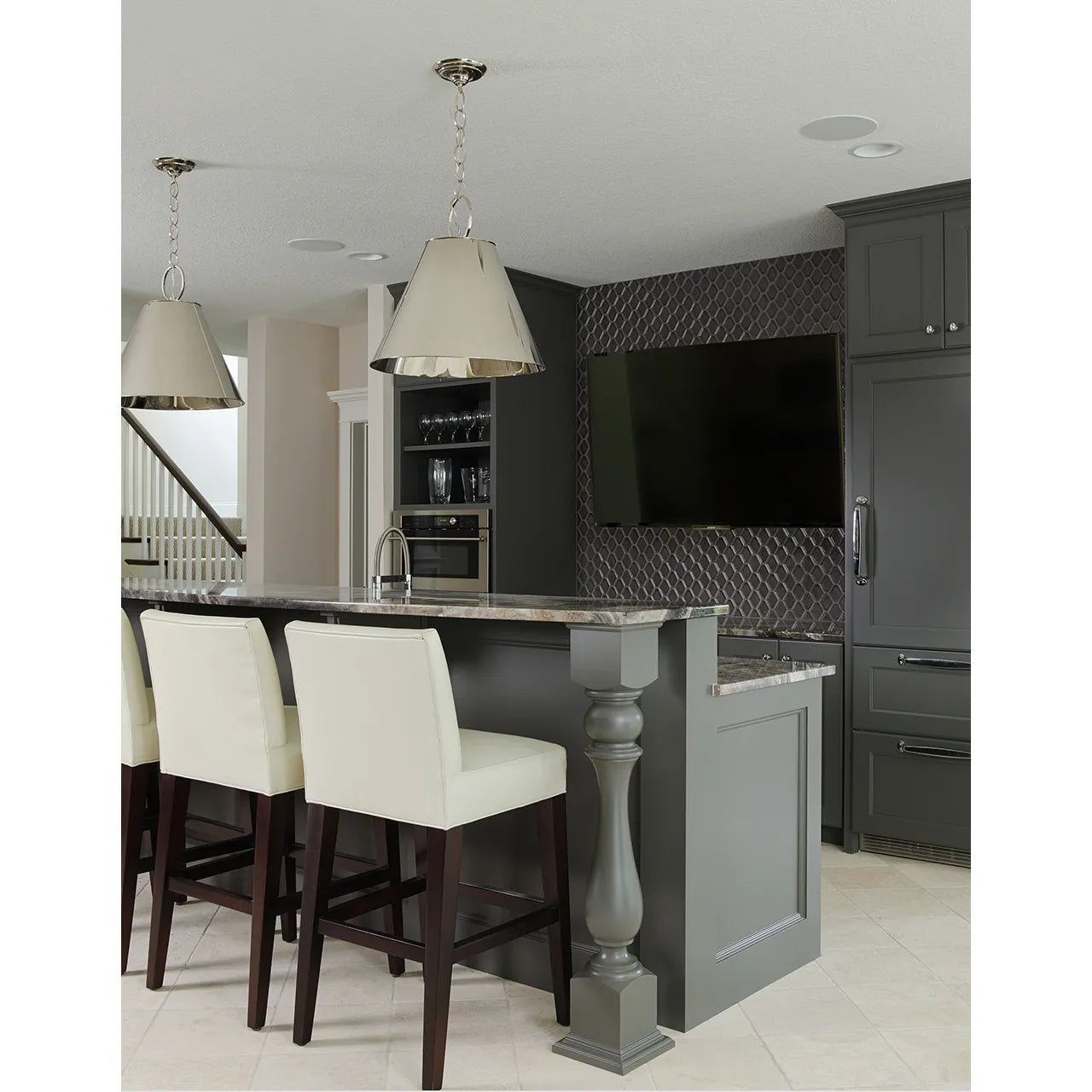 Montreal Lighting & Hardware - Altamont Metal Shade Pendant by Hudson Valley Lighting | QUICK SHIP - 5519-PN-OS | Montreal Lighting & Hardware