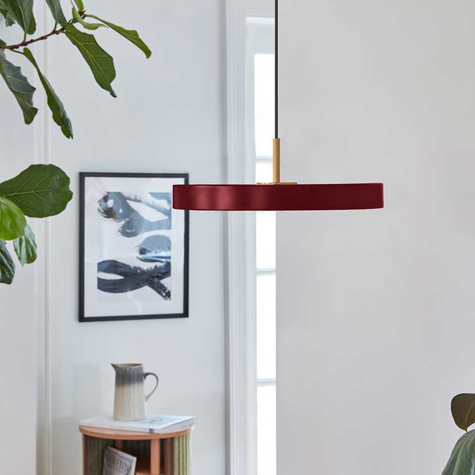 Umage 2271 Asteria LED Pendant in Ruby Red