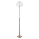 Lampe torche Bloom de Nova of California 1527848WHS en laiton vieilli