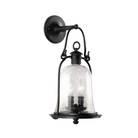 Troy Lighting B9462-TBK Owings Mill Exterior Wall Sconce in Texture Black