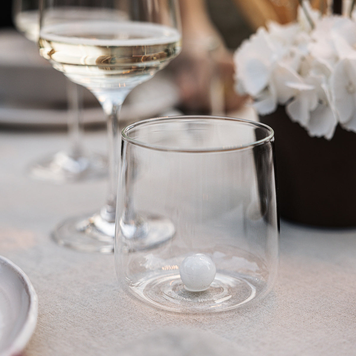 Zafferano America BA00100S6 Bilia Tumbler in White
