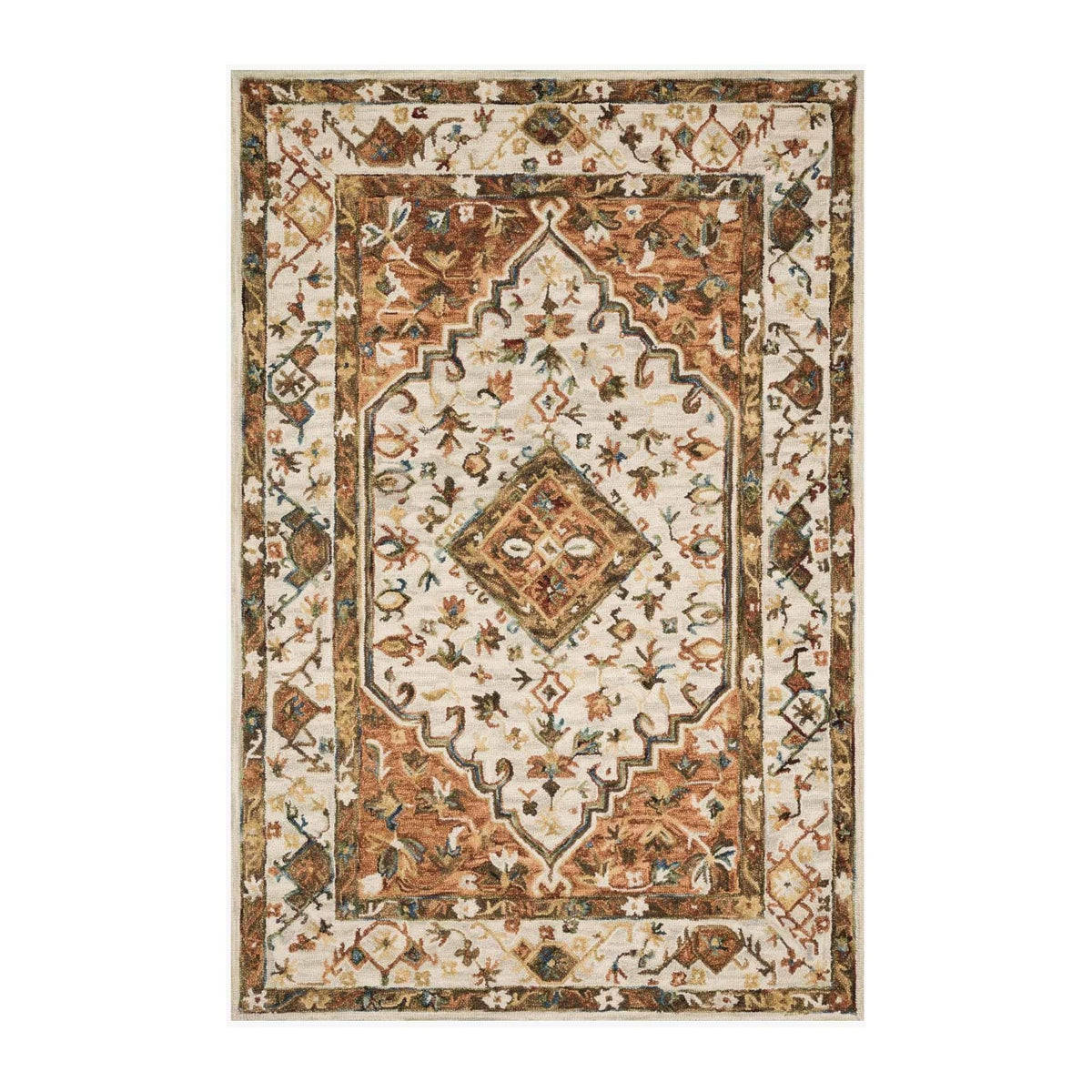 BEATTY BEA-01 IVORY / RUST