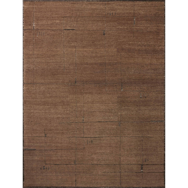 Beckham BEC-05 Charcoal / Brown Area Rug