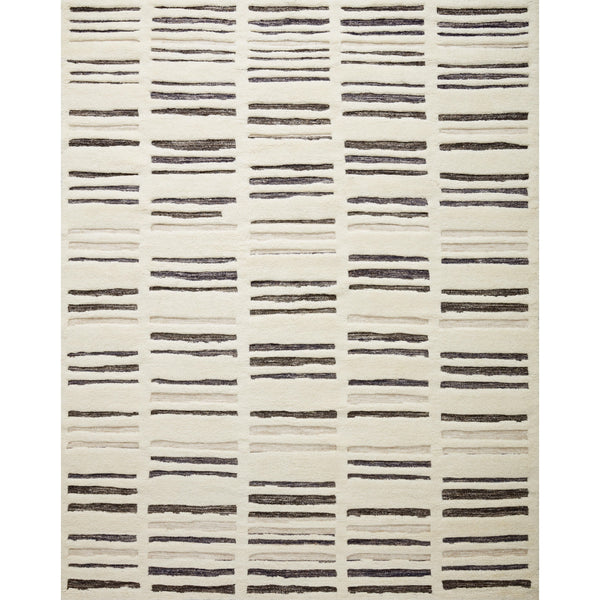Tapis Bennett BEN-01 Ivoire/Charbon
