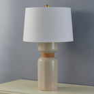 Hudson Valley Lighting BKO1101-AGB/CIC Mindy Table Lamp in Ceramic Ivory Crackle