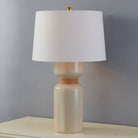 Hudson Valley Lighting BKO1101-AGB/CIC Mindy Table Lamp in Ceramic Ivory Crackle