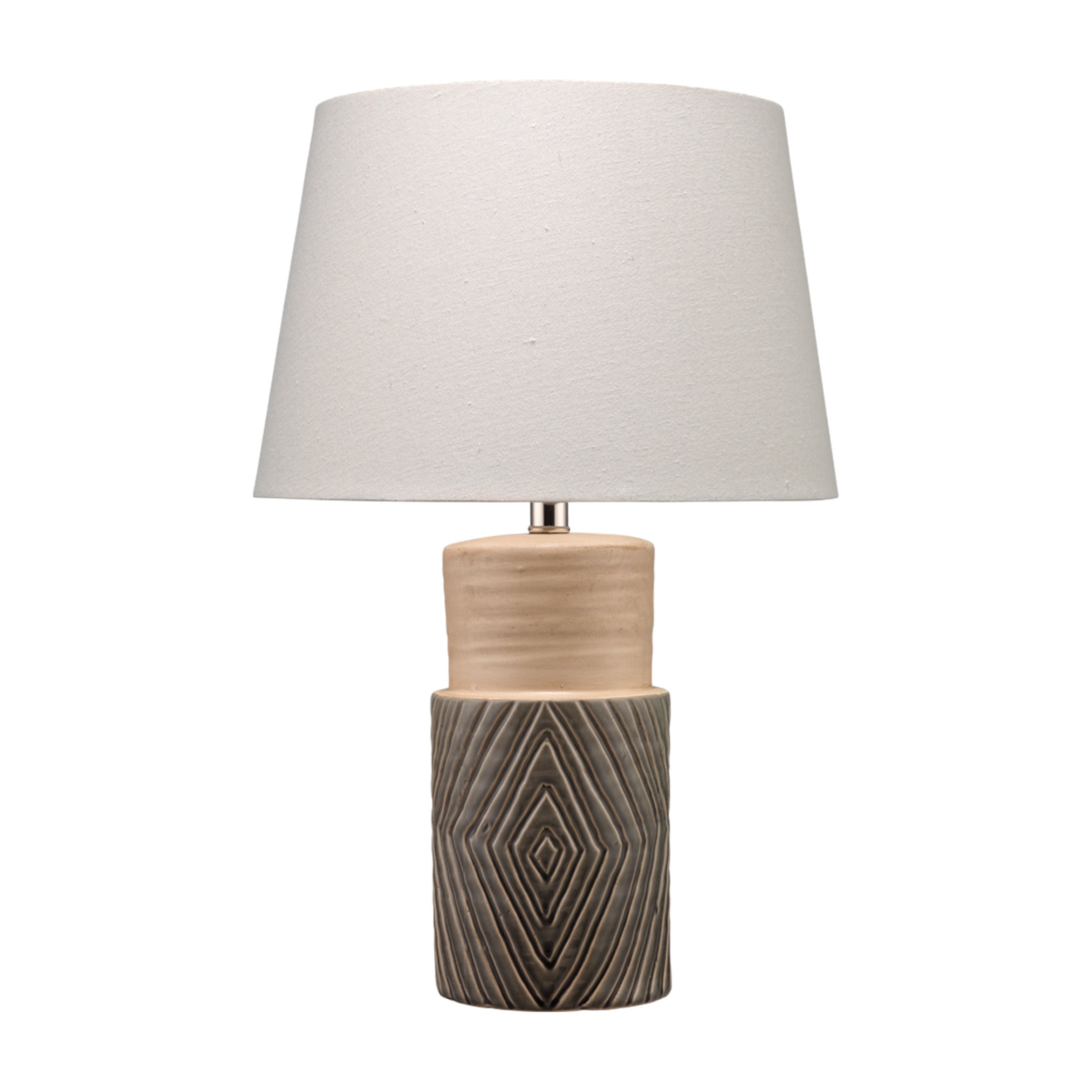 Jamie Young Company - BL217-TL8 - Ripple Table Lamp - Ripple - Grey