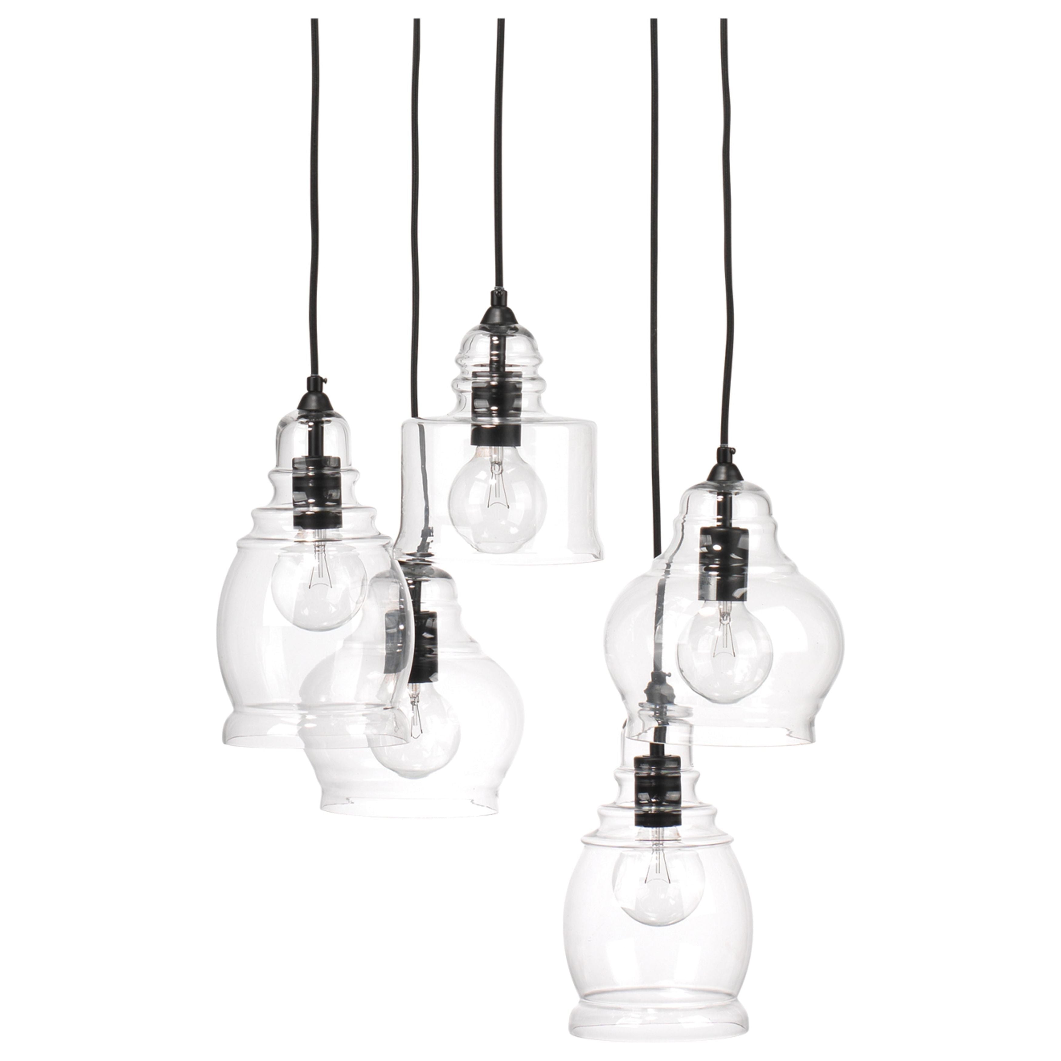 Jamie Young Company - BL516-P1 - 5 Light Pendant - 5 - Clear