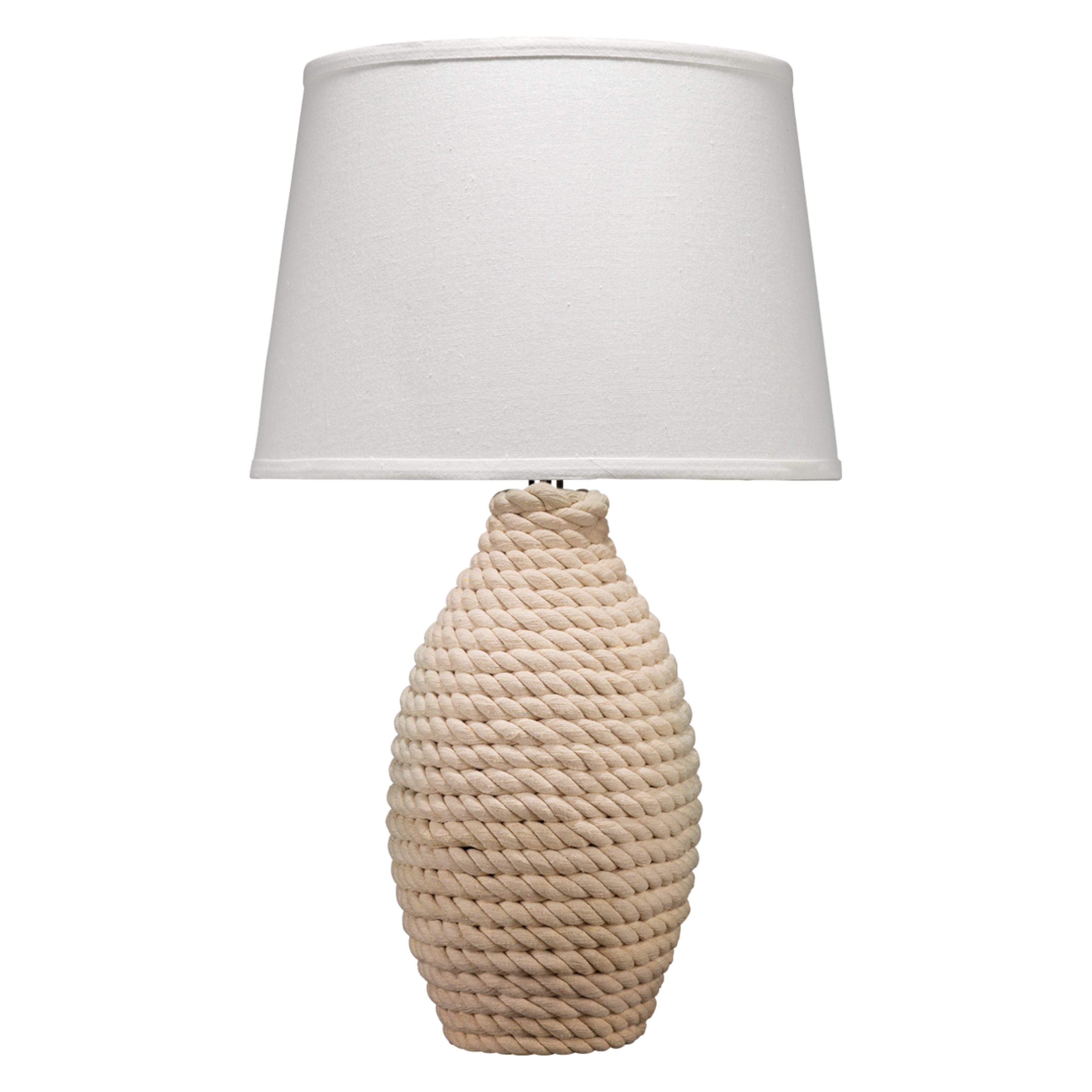 Jamie Young Company - BL616-TL39 - Rope Table Lamp - Rope - Off-White