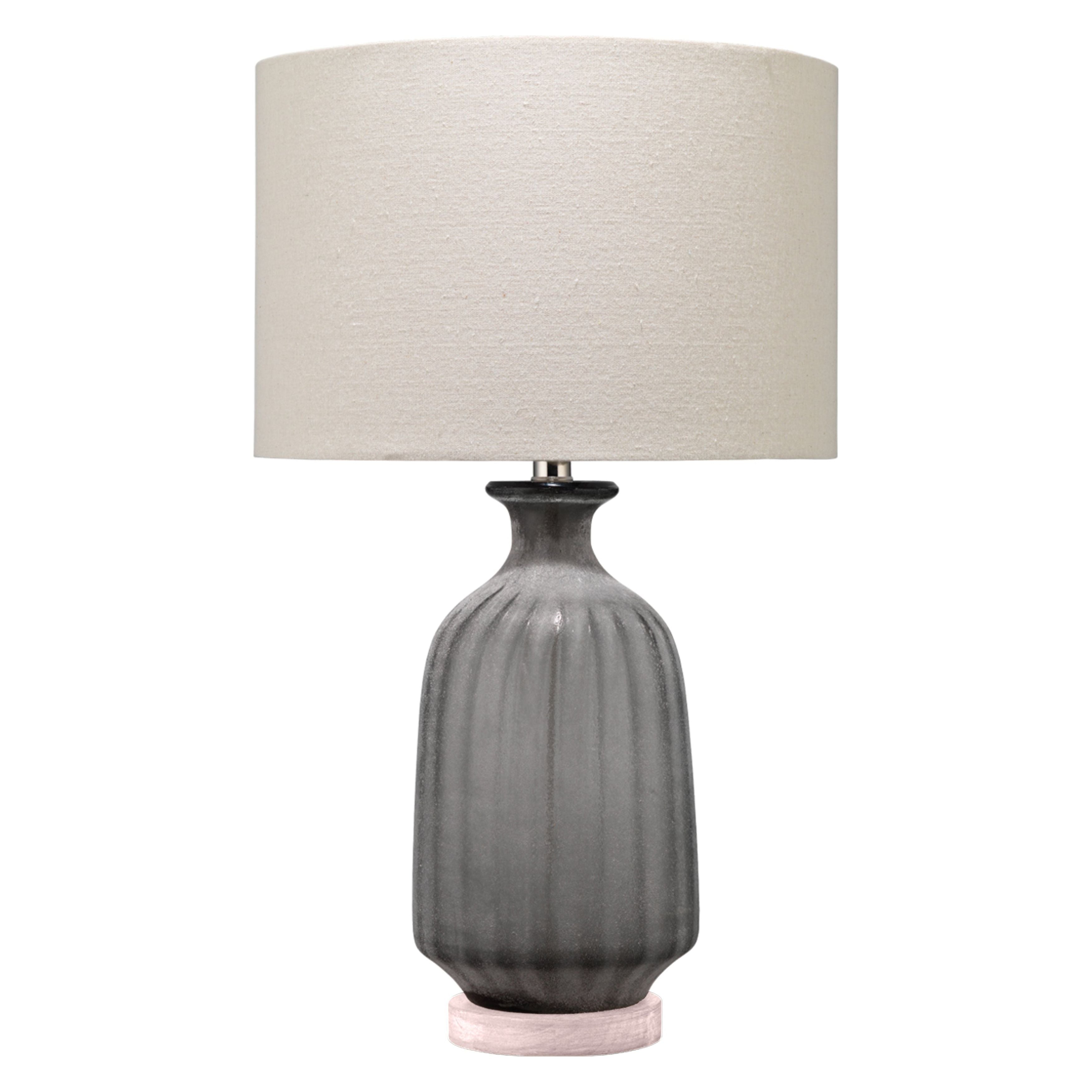 Jamie Young Company - BL616-TL41 - Grey Frosted Glass Table Lamp - Frosted - Grey