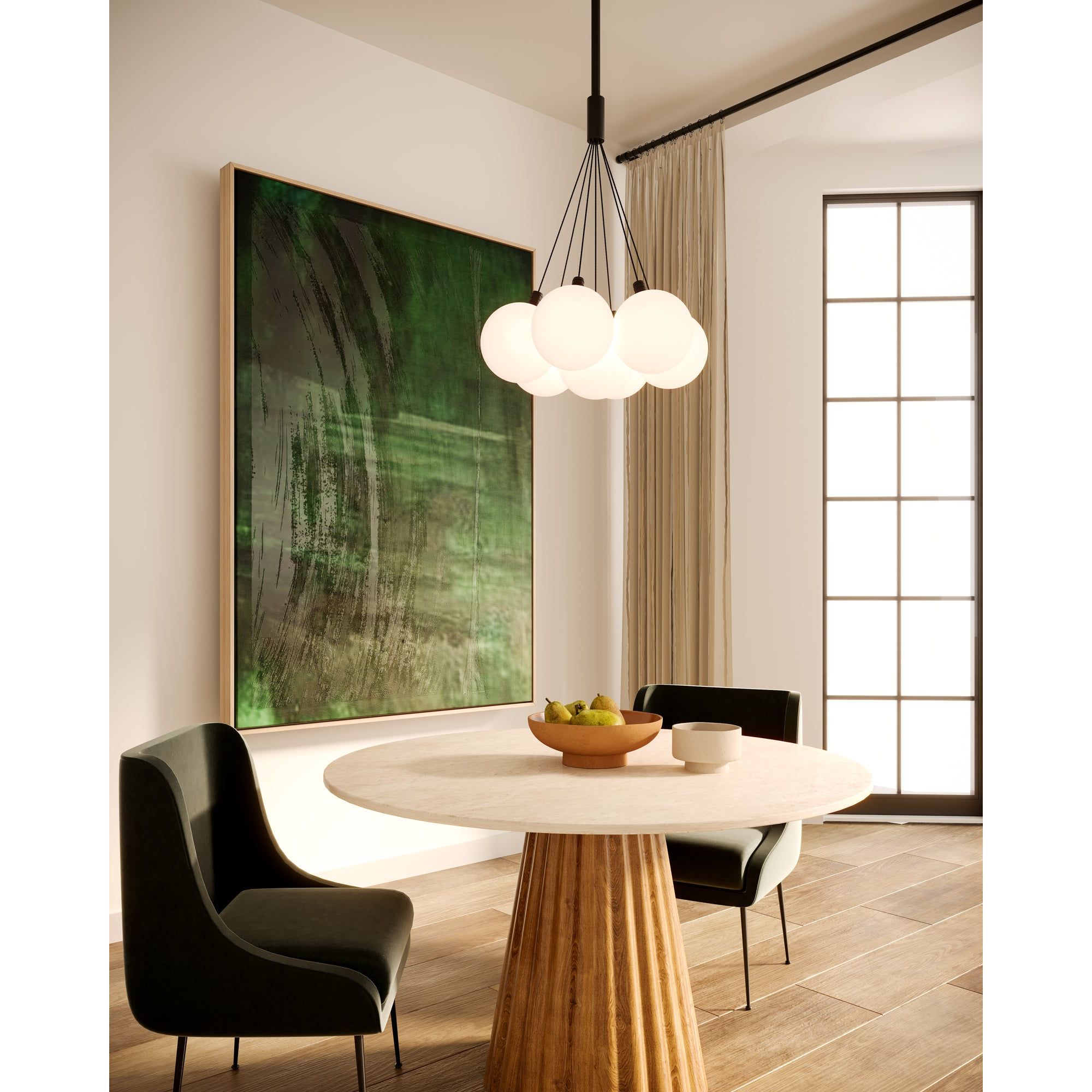 Kuzco Canada - CH3117-BG/MGL - LED Chandelier - Bolla - Brushed Gold/Mixed Glass