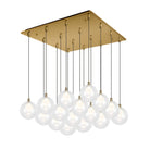 Kuzco Lighting MP3106BG-16 Bolla LED Multi Pendant in Brushed Gold