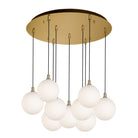 Kuzco Lighting MP3106BGOP-09 Bolla LED Multi Pendant in Brushed Gold