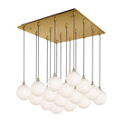 Kuzco Lighting MP3106BGOP-16 Bolla LED Multi Pendant in Brushed Gold