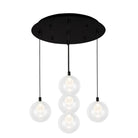 Kuzco Lighting MP3106BK-05 Bolla LED Multi Pendant in Black