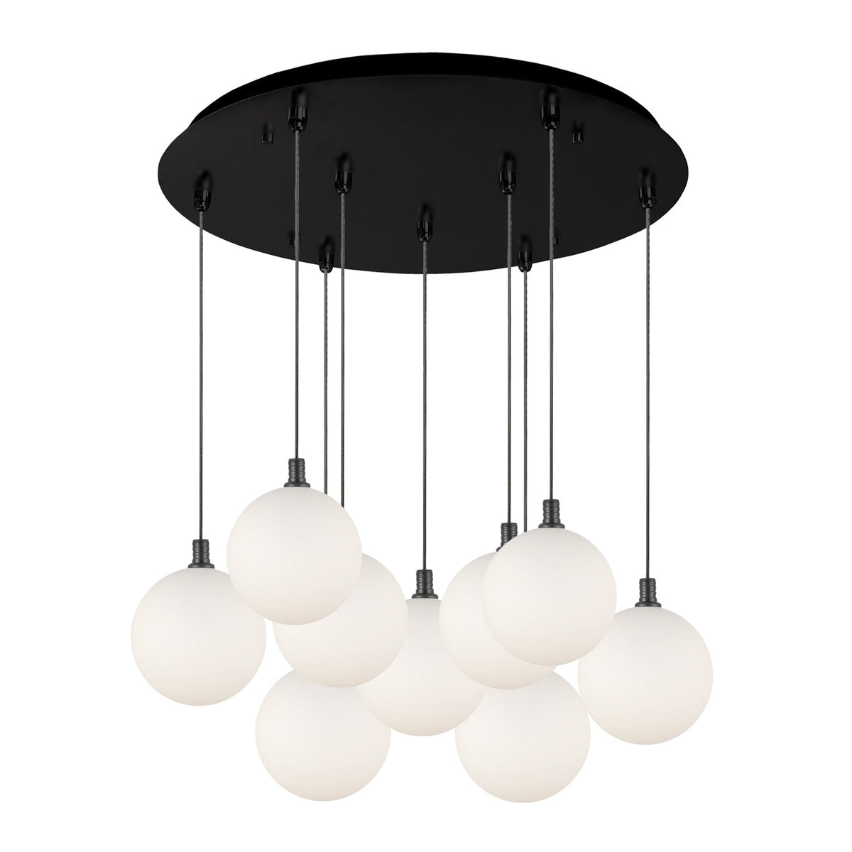 Kuzco Lighting MP3106BG-09 Bolla LED Multi Pendant in Brushed Gold