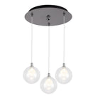 Kuzco Lighting MP3106BG-03 Bolla LED Multi Pendant in Brushed Gold