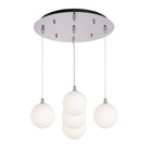 Kuzco Lighting MP3106BG-05 Bolla LED Multi Pendant in Brushed Gold