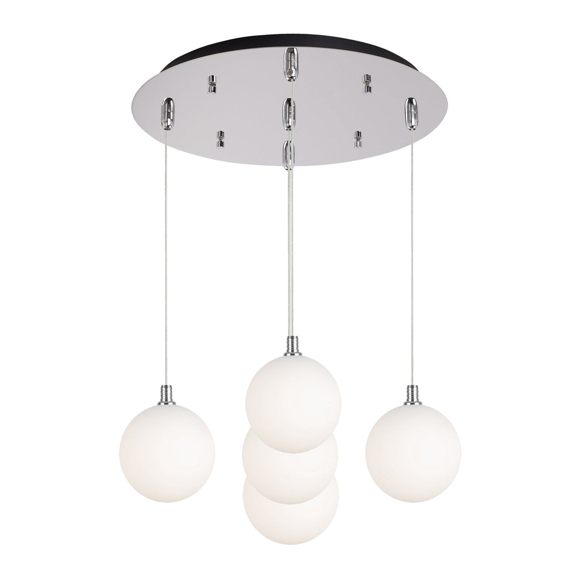 Kuzco Lighting MP3106BG-05 Bolla LED Multi Pendant in Brushed Gold