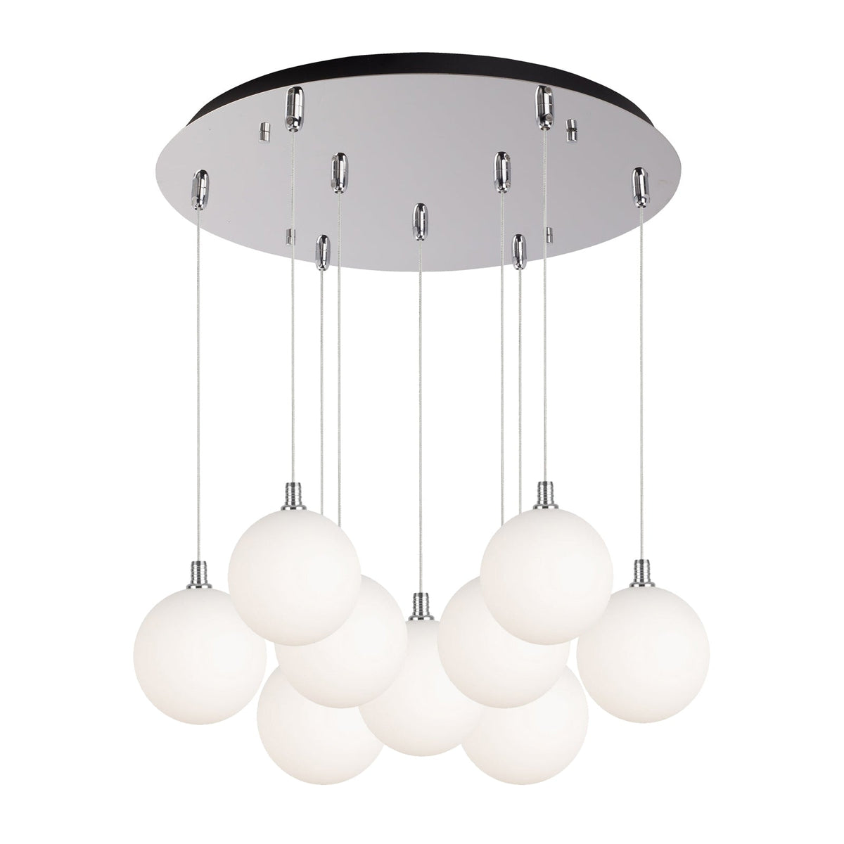 Kuzco Lighting MP3106BG-09 Bolla LED Multi Pendant in Brushed Gold