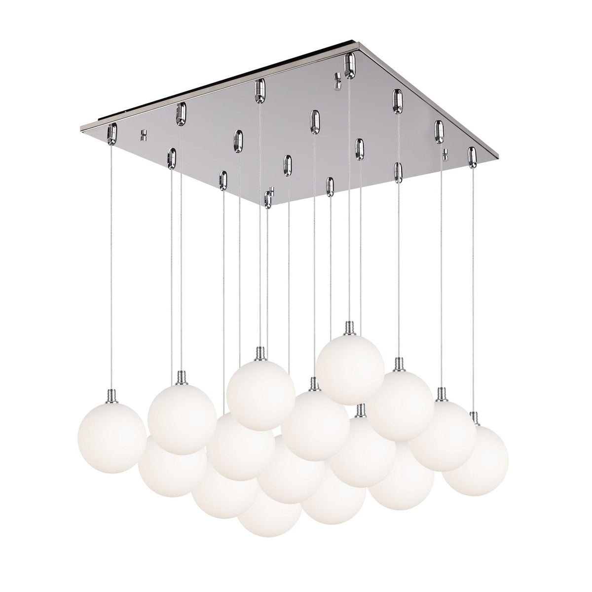 Kuzco Lighting MP3106CHOP-16 Bolla LED Multi Pendant in Chrome