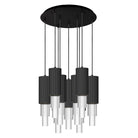 Alora Lighting MP502204MBCR-09 Bordeaux LED Multi Suspension en noir mat