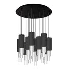 Alora Lighting MP502204BNCR-13 Bordeaux LED Multi Suspension en nickel brossé