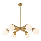 Kuzco Canada - CH11537-TK - Six lampes Suspendu - Bruyère - Teck