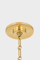 Hudson Valley Lighting BKO1501-AGB/WP BRONSON Pendant in White Plaster