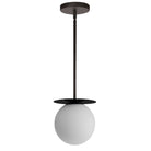 Dainolite Canada - BUR-139P-MB-WH - Neuf Lumières Suspension - Burlat - Blanc