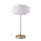 Nova de Californie 1031850WH Slimline Coronado Lampe de table en nickel satiné