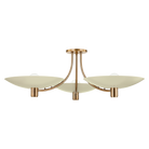 Troy Lighting C1441-PBR/SSD Wolfe Semi-encastré couleur sable doux