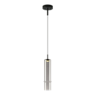 Matteo Lighting C30601MBSM Bambou LED Suspension en noir mat