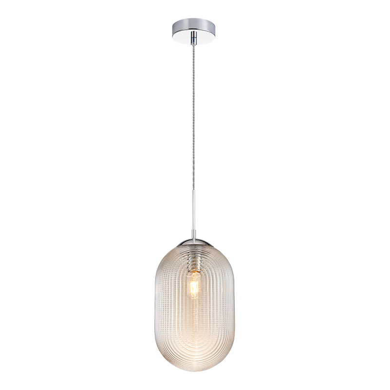 Matteo Lighting C31001CHCN Maruna Oval Suspension dans Chrome