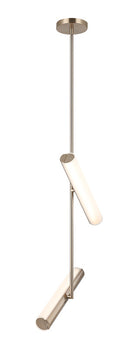 Matteo Lighting C32202CGFR Axis LED Chandelier in Champagne Gold