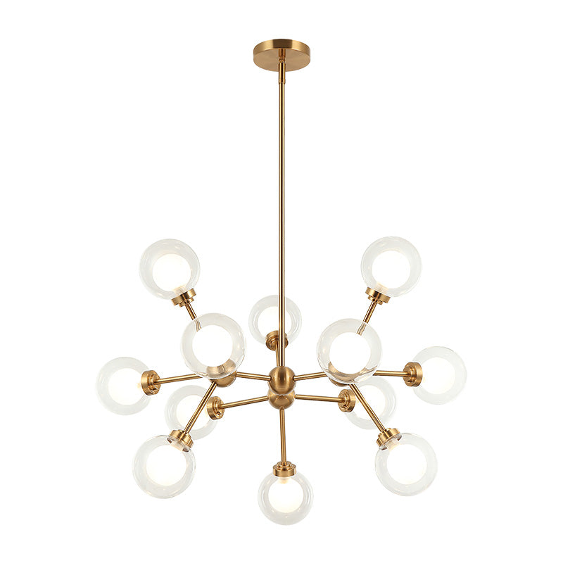 Matteo Canada - C33012AG - LED Pendant - Solaris - Aged Gold Brass