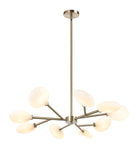 Matteo Lighting C33709CG Peony LED Chandelier in Champagne Gold