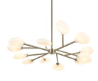 Matteo Lighting C33712CG Peony LED Chandelier in Champagne Gold