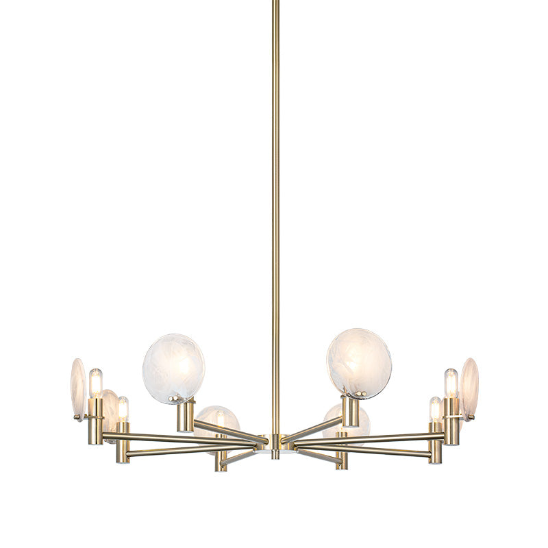 Matteo Canada - C33806CG - Six Light Pendant - Cloudburst - Champagne Gold
