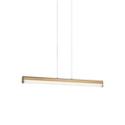 Matteo Lighting C36533AG Junction LED Linear Pendant in Aged Gold Brass