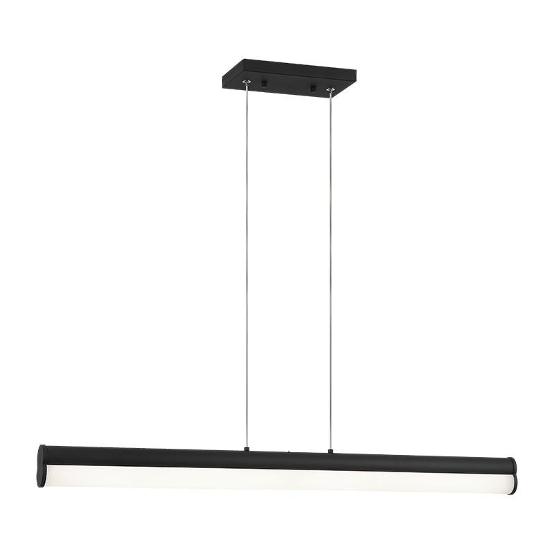 Matteo Lighting C36533MB Junction LED Linear Pendant in Matte Black