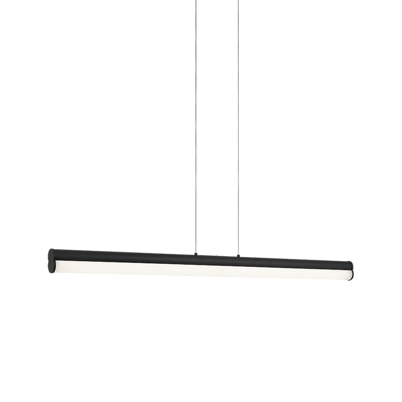 Matteo Lighting C36542MB Junction LED Linear Pendant in Matte Black