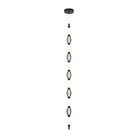 Matteo Lighting C37101BK Tentacles LED Pendant in Black